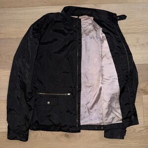 Versace Black Utility Bomber Jacket